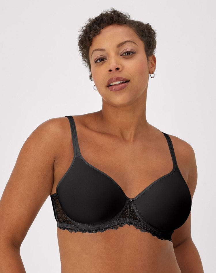 Bali One Smooth Ultra Light Embroidered Full-Figure Underwire Bra