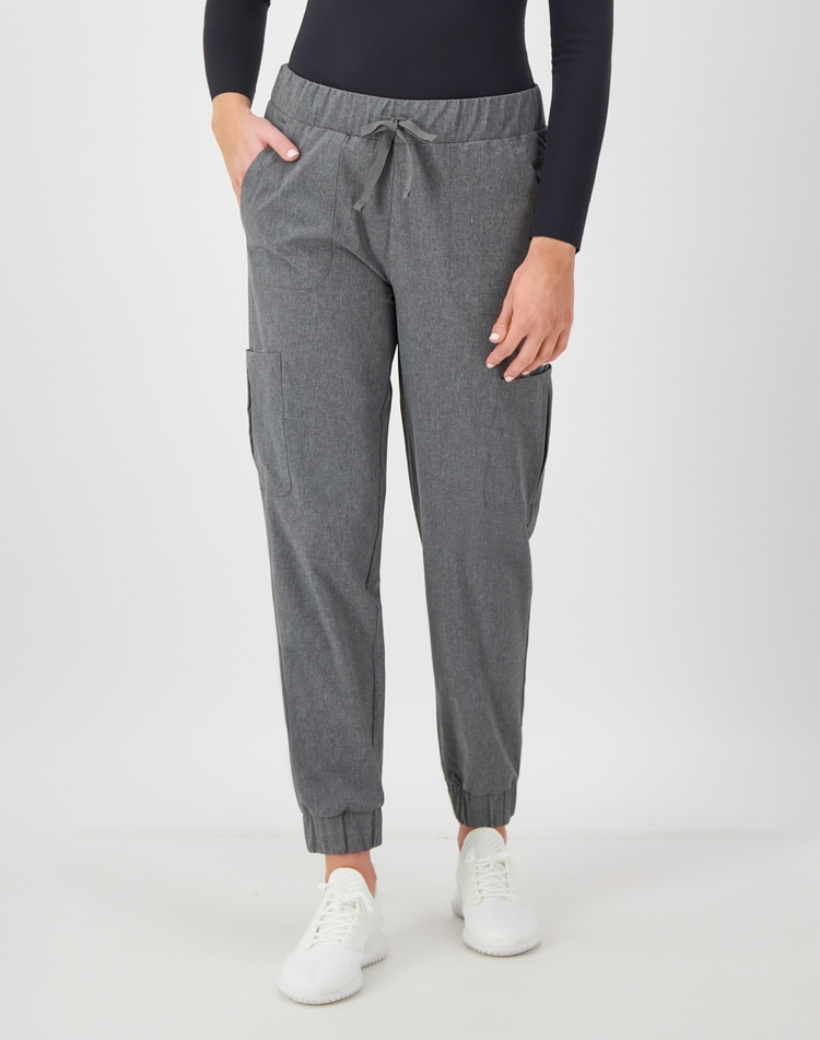 Hanes Comfort Fit Pantalon Jogger de travail médical cargo pour femmes