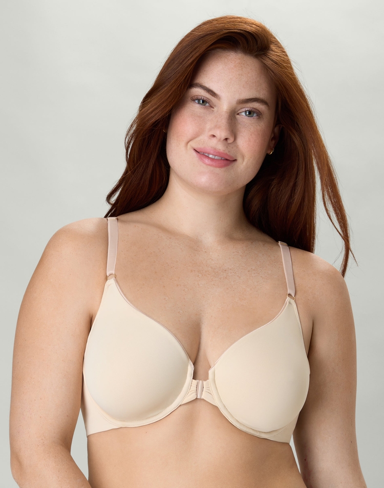 WonderBra Soutien-gorge à armature avec fermeture à l’avant à ajustement facile