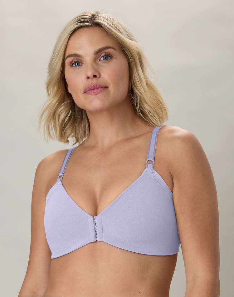 WonderBra Soutien-gorge sans armature avec fermeture à l’avant à ajustement facile 