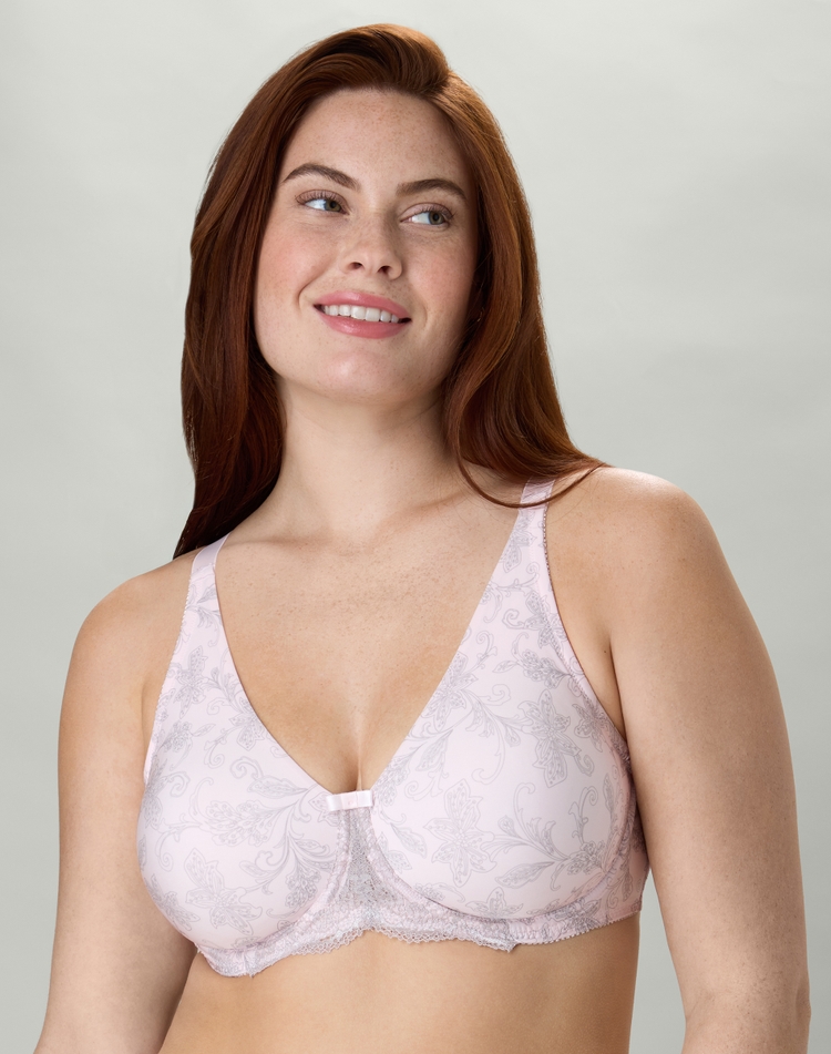 WonderBra Soutien-gorge imprimé moulé à double épaisseur, à armature et sans couture